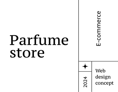Parfume store website | E-commerce | Concept
