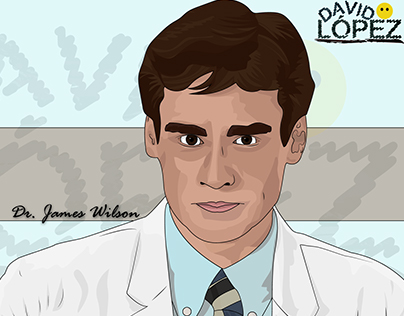 Caricatura | Cartoon Drawing | Dr. Wilson (House MD)