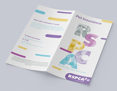 RSPCA pet insurance brochure
