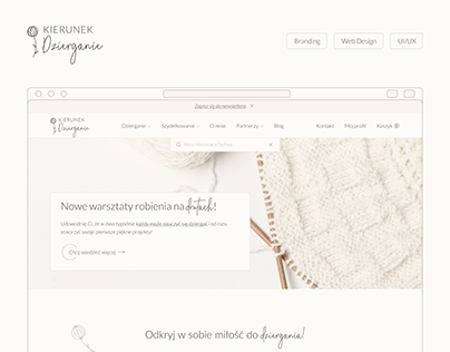 Project thumbnail - Knitting&Crocheting Website – Case Study