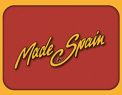 Lettering Made in Spain