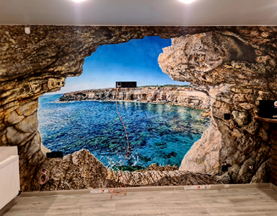 Cyprus (airbrushing on the wall)