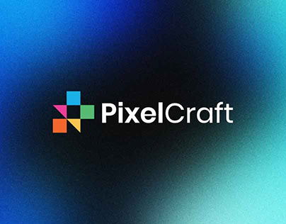 PixelCraft Agency Logo & Brand Identity
