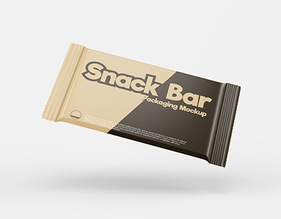 Chocolate Snack Bar Mockup