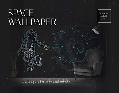 Spase Wallpapers with astronaut football player