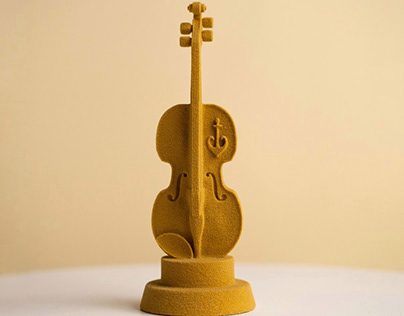 3D printed Ceramic violin