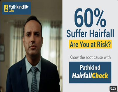 Art Direction for Pathkind Labs "Hairfall Check"
