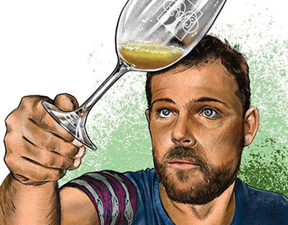 The Wine Maker, Digital Portrait