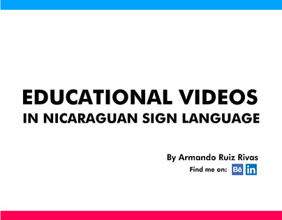 Educational Videos in Nicaraguan Sign Language