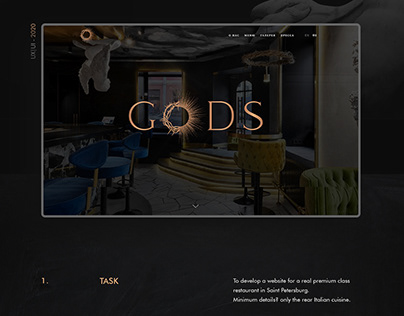 Web Designe | The GODS Restaurant