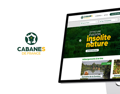 Project thumbnail - Cabanes de France - Branding & Webdesign