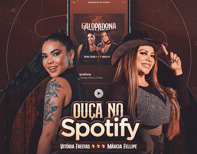Ouça no Spotify - Galopadona