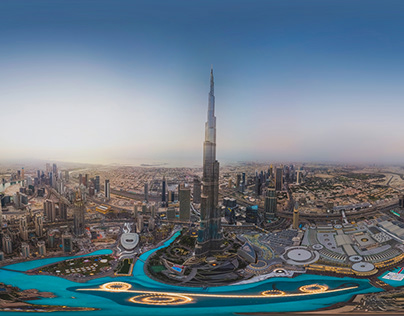 (paid asset) Burj Khalifa, 360 Panorama