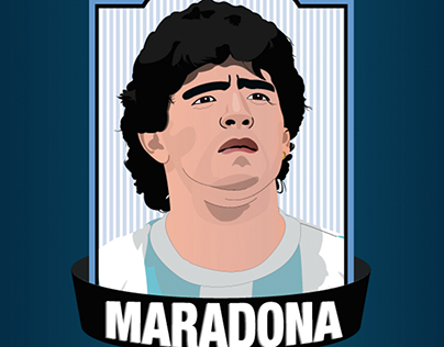 Diego Maradona Illustration (Site: noticiaaldia.com)