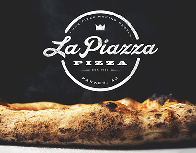 La Piazza Pizza Branding