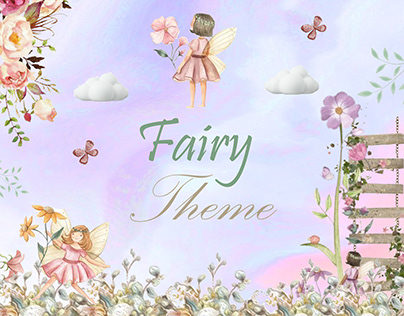 curated this fairy tale theme invite for our client