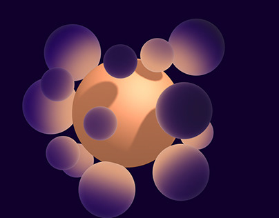3D Floating Spheres