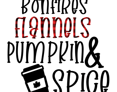 bonfires flannels and pumpkin spice