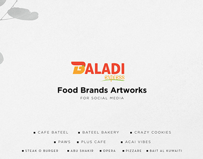 Food Social Media Artworks - Baladi Express