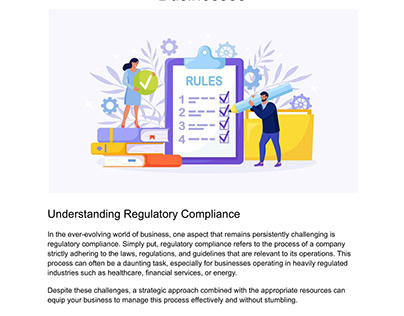 Navigating Regulatory Compliance for Businesses
