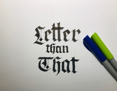 Parallel Pen Calligraphy Compilation