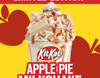 KITKAT Apple Pie Milkshake