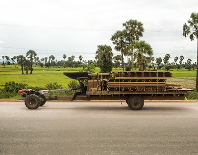 Tractors, Cambodia