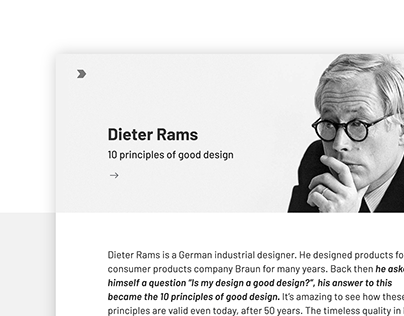 Dieter Rams Principles