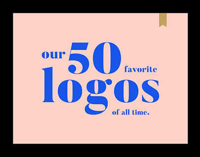 Our 50 favorite logos of all time.