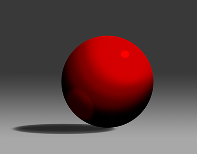 Red ball render