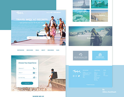 Topdeck travel redesign website