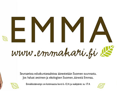 Emma Kari parliamentary elections /eduskuntavaalit 2011
