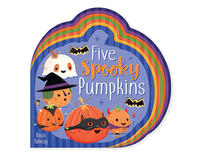 Five Spooky Pumpkins