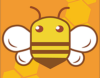 Vector Art_Honey Bee