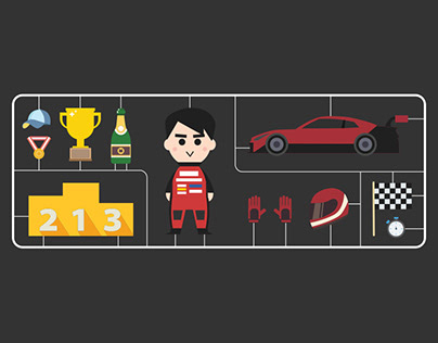 Motorsport Emojis for LINE