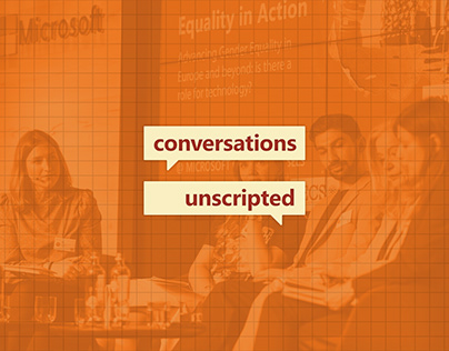 Conversations Unscripted Identity & Print Design