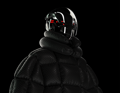 3D Puffer Jacket - Clothing Mockup
