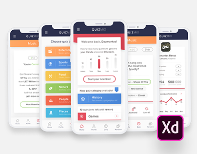QuizMix - Interactive App
