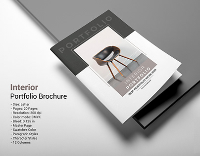 Interior Design Portfolio Brochure