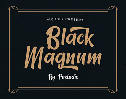 Black Magnum Font
