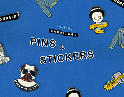 Backstage Pins & Stickers