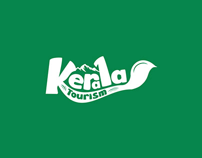 Kerala Tourism Typographical logo recreation