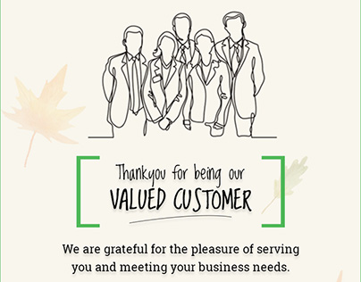 Thanksgiving Email Design to clients