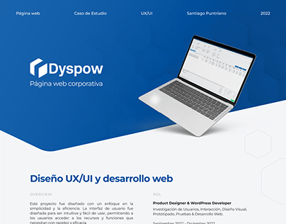 UX/UI y Desarrollo Web para Dyspow ERP