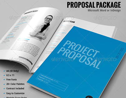 30+ Page Proposal Template - w/ Contract & Invoice