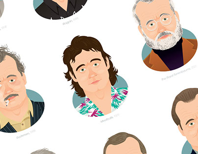 Bill Murray - Illustrated Filmography / Work in Progres