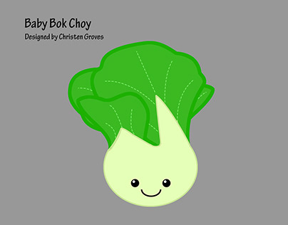 Squishable Toy Design - Baby Bok Choy