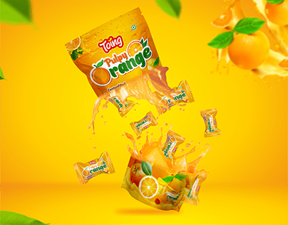 TOING PULPY ORANGE CANDY