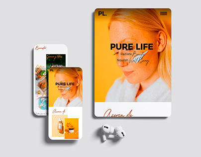 Pure Life | Blog Design