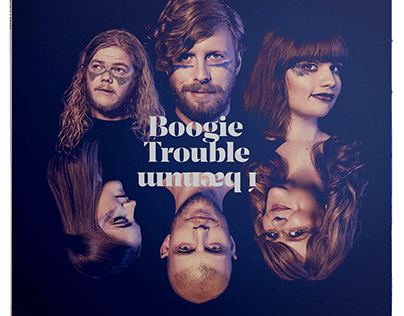Boogie Trouble - Í Bænum (2016 - LP cover design)